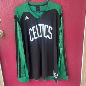 BOSTON Celtics  NBA ADIDAS Long Sleeve WARM UP Jersey 2xl